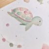 Stickerbogen Unterwasserwelt, Detailaufnahme Schildkröte